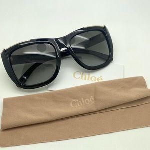 Chloe Dallia sunglasses, black, in original box